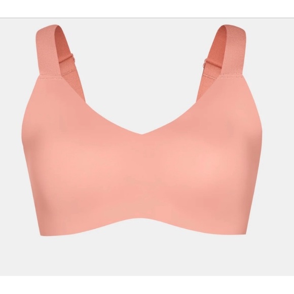 Pink Knix padded V-neck bra, Size 3 - Picture 4 of 4